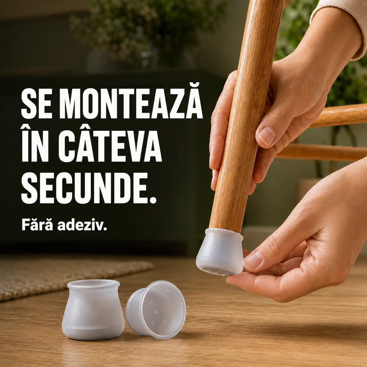 Protectii din silicon pentru picioarele mobilierului